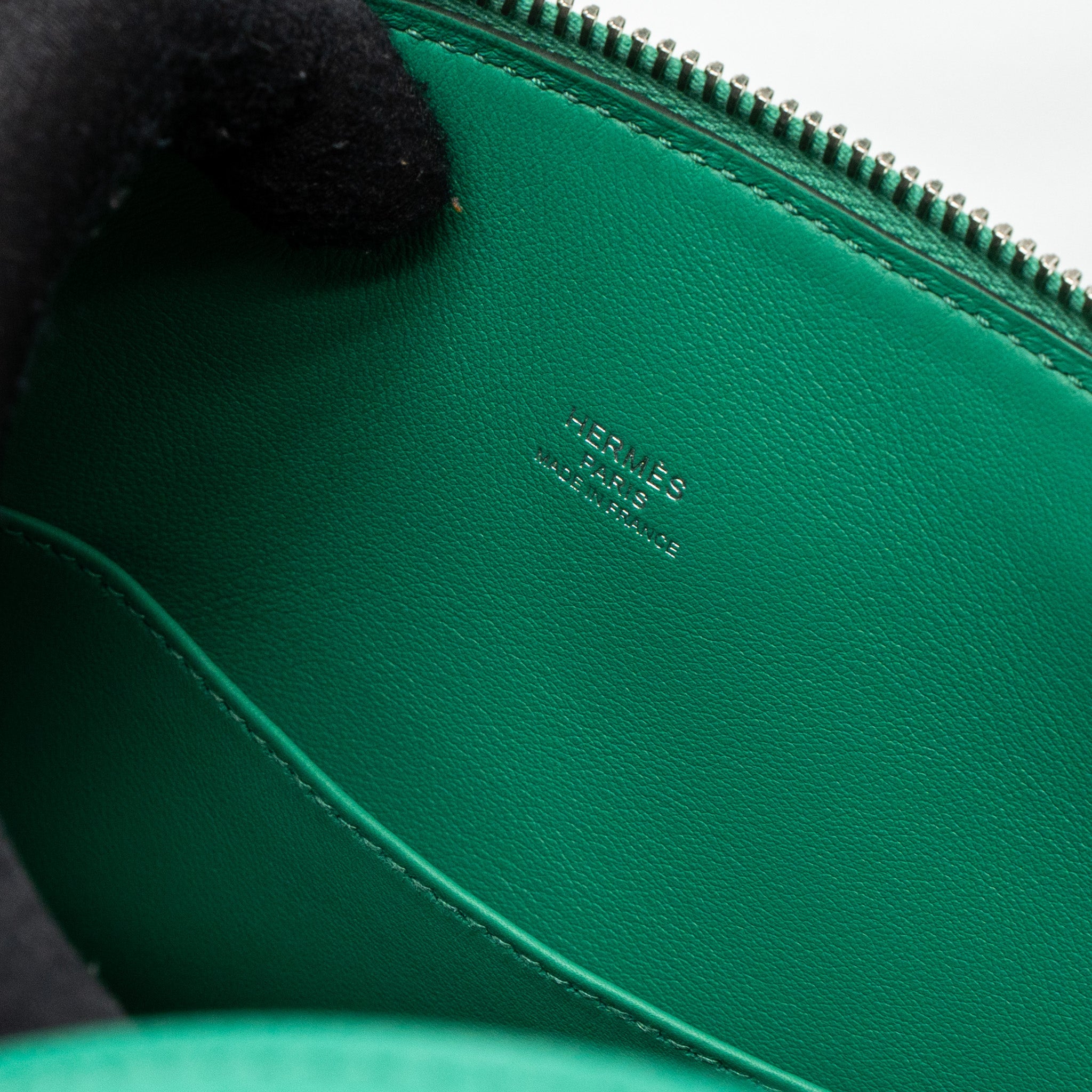 HERMES BOLIDE 25 EPSOM VERT JADE SHW
