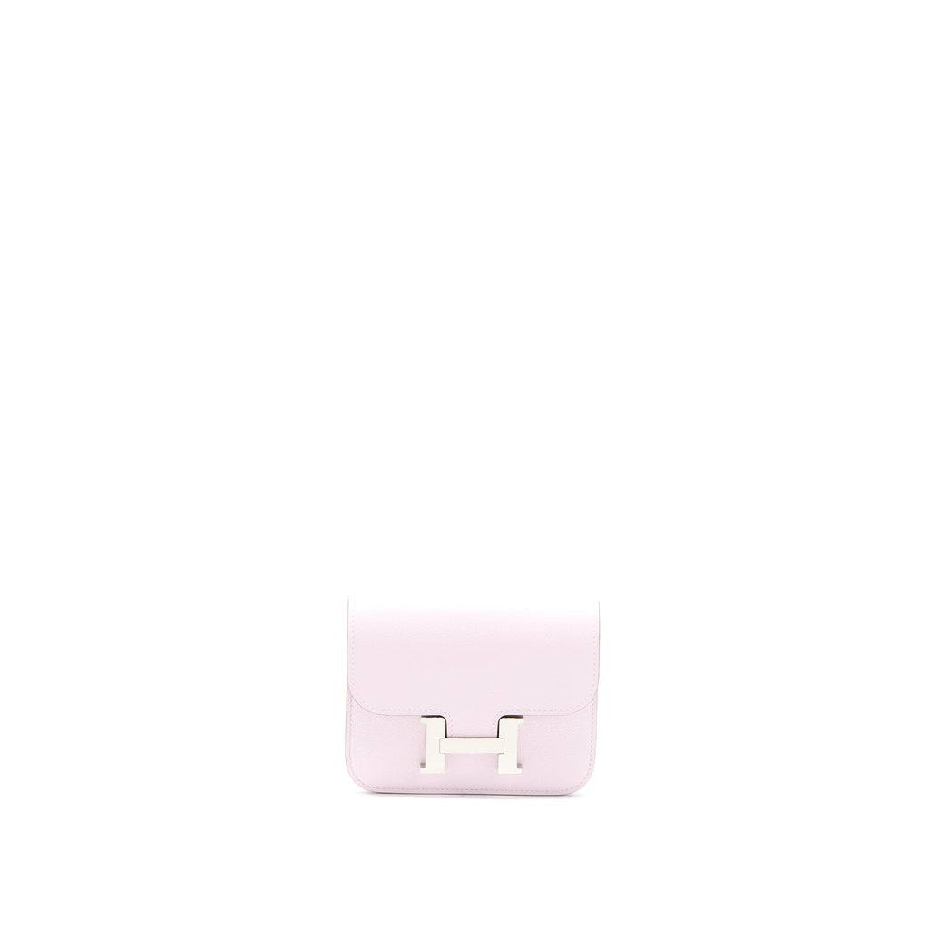 HERMES CONSTANCE SLIM EVERCOLOR MAUVE PALE SHW