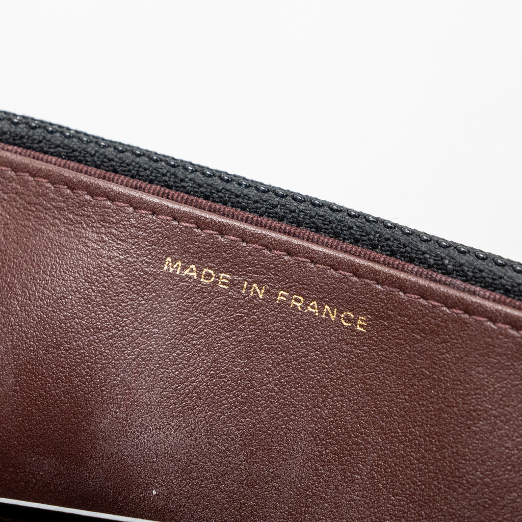 CHANEL CLASSIC WALLET ON CHAIN BLACK CAVIAR BLACK GHW