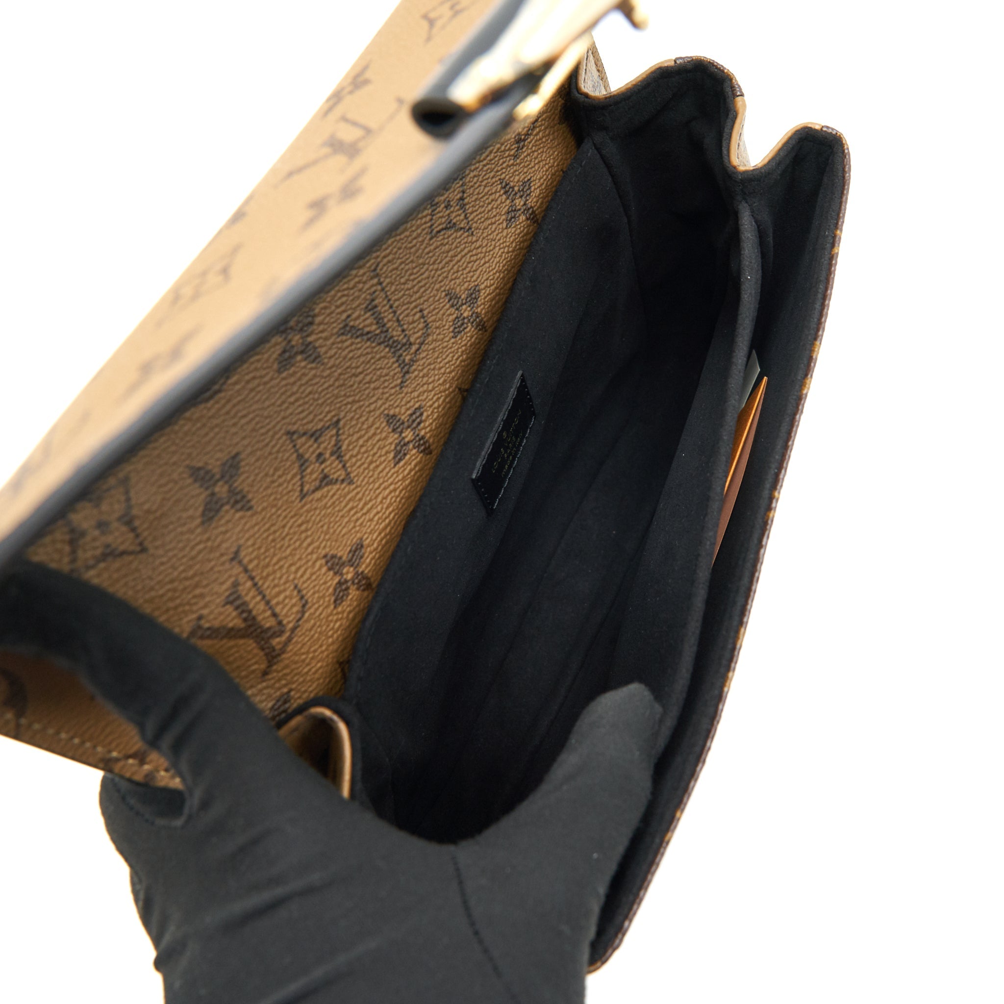 LOUIS VUITTON MONOGRAM REVERSE CANVAS POCHETTE METIS