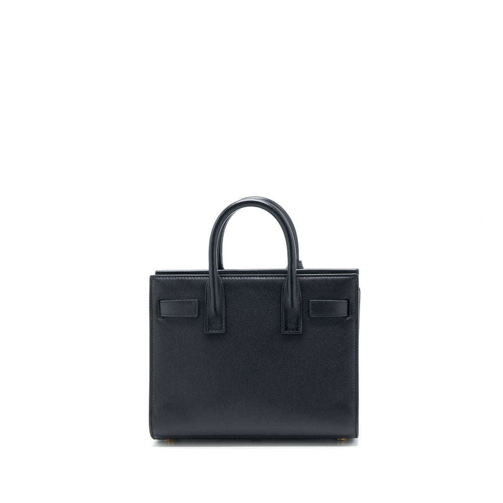 SAINT LAURENT SAC DE JOUR NANO CALFSKIN BLACK GHW