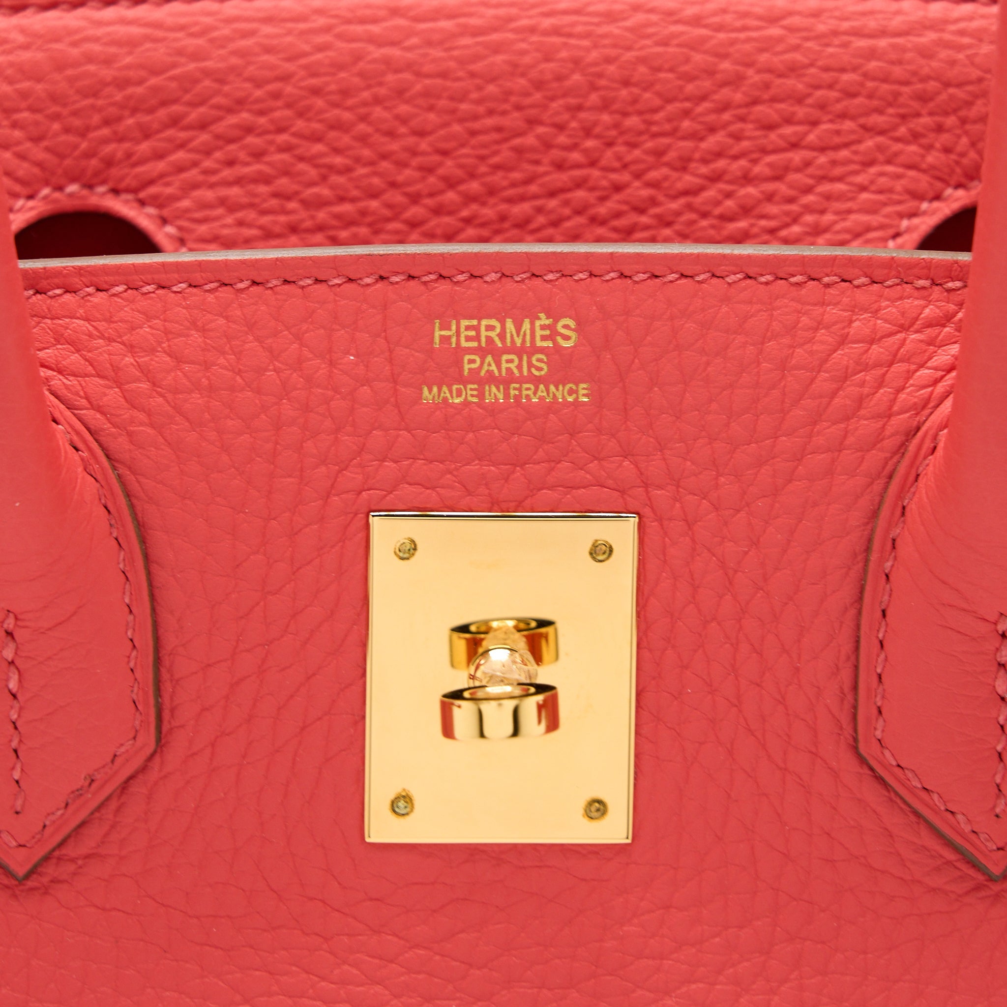 HERMES BIRKIN 30 CLEMENCE T5 ROSE JAIPUR GHW