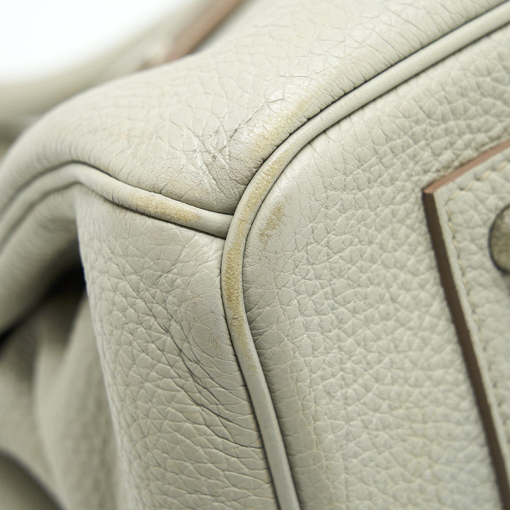 HERMES BIRKIN SHOULDER BAG TOGO GRIS PEARL SHW