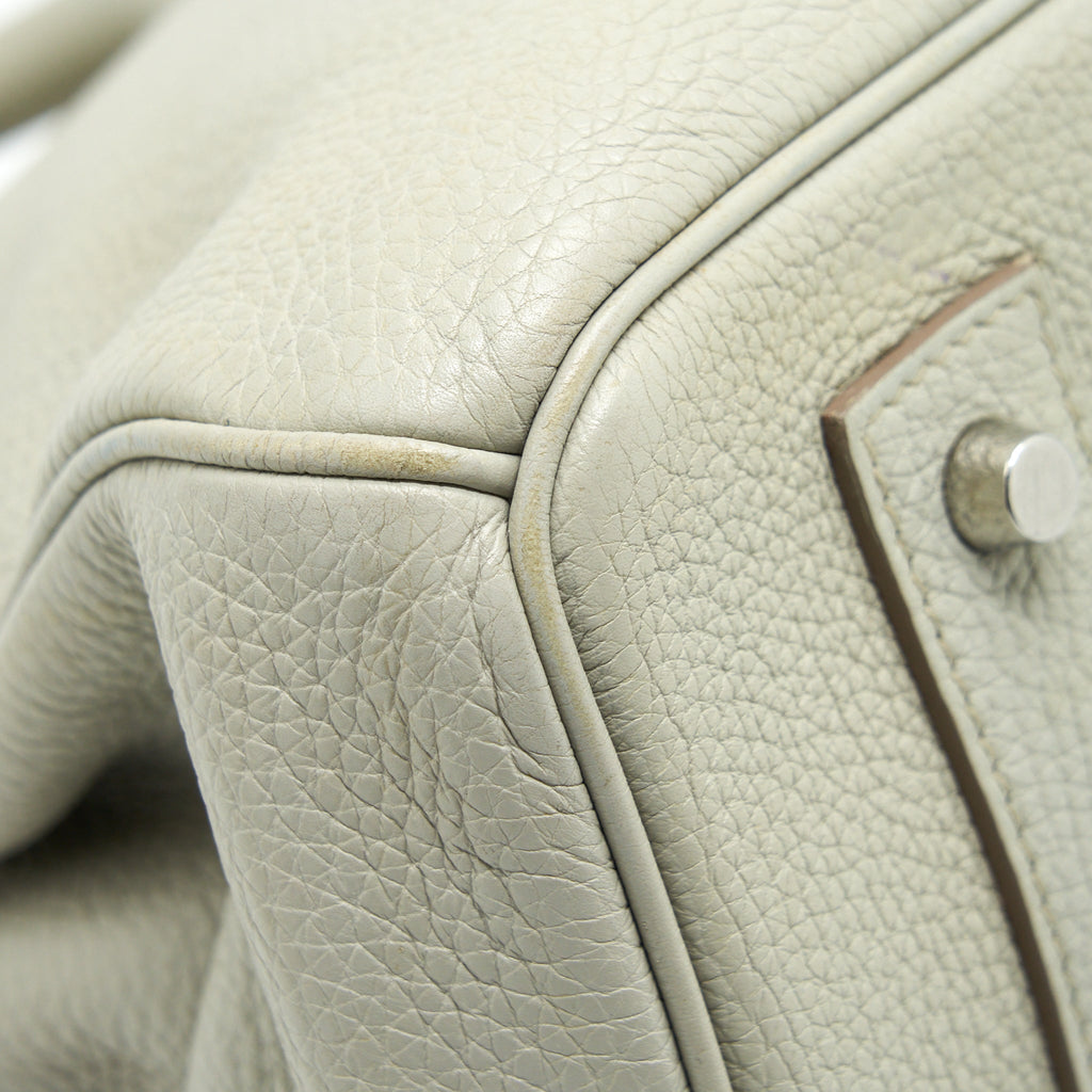 HERMES BIRKIN SHOULDER BAG TOGO GRIS PEARL SHW