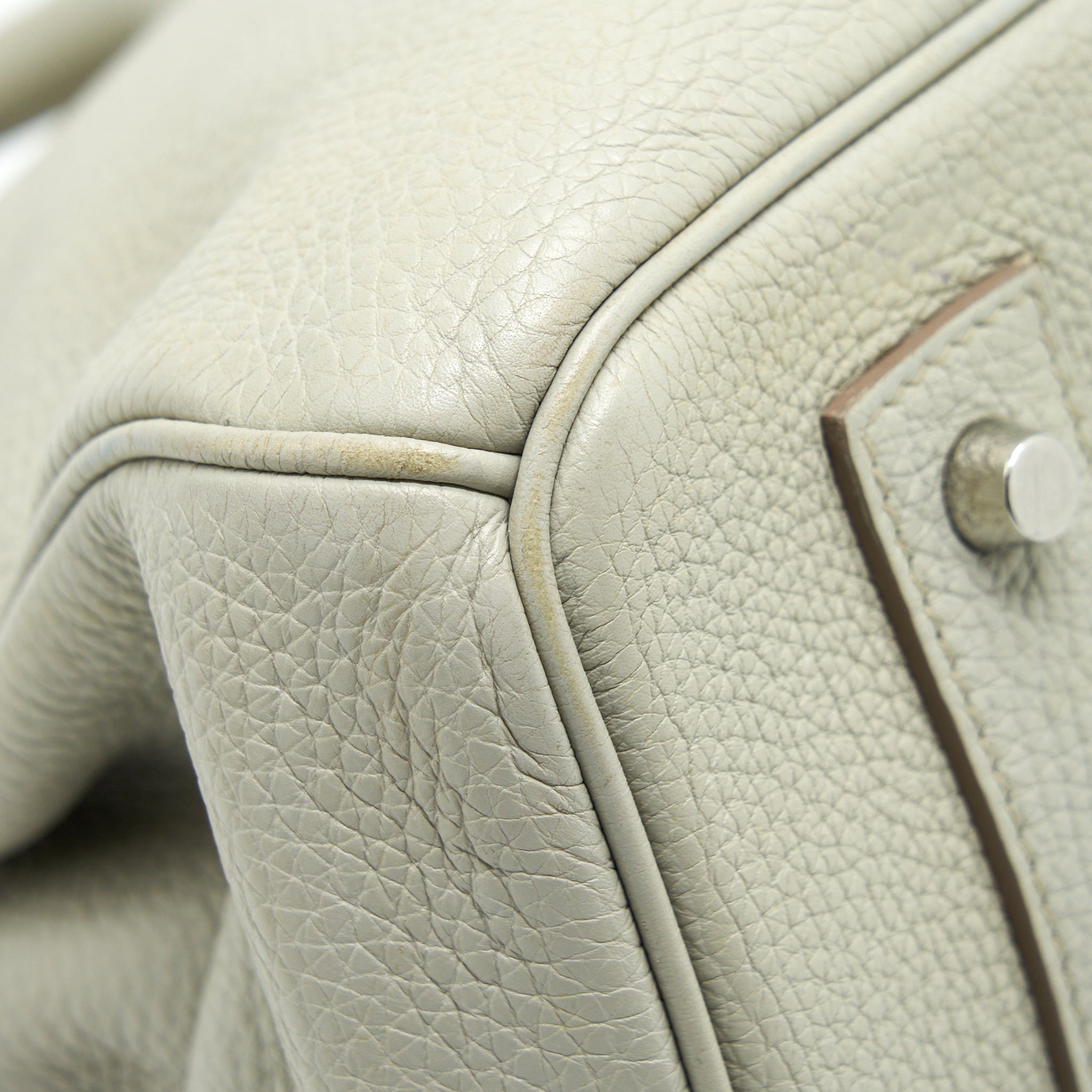 HERMES BIRKIN SHOULDER BAG TOGO GRIS PEARL SHW
