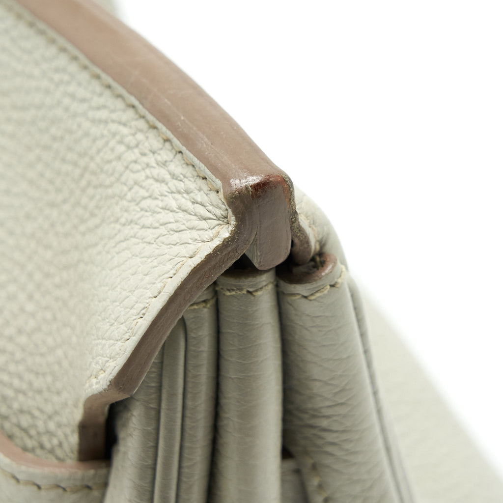 HERMES BIRKIN SHOULDER BAG TOGO GRIS PEARL SHW