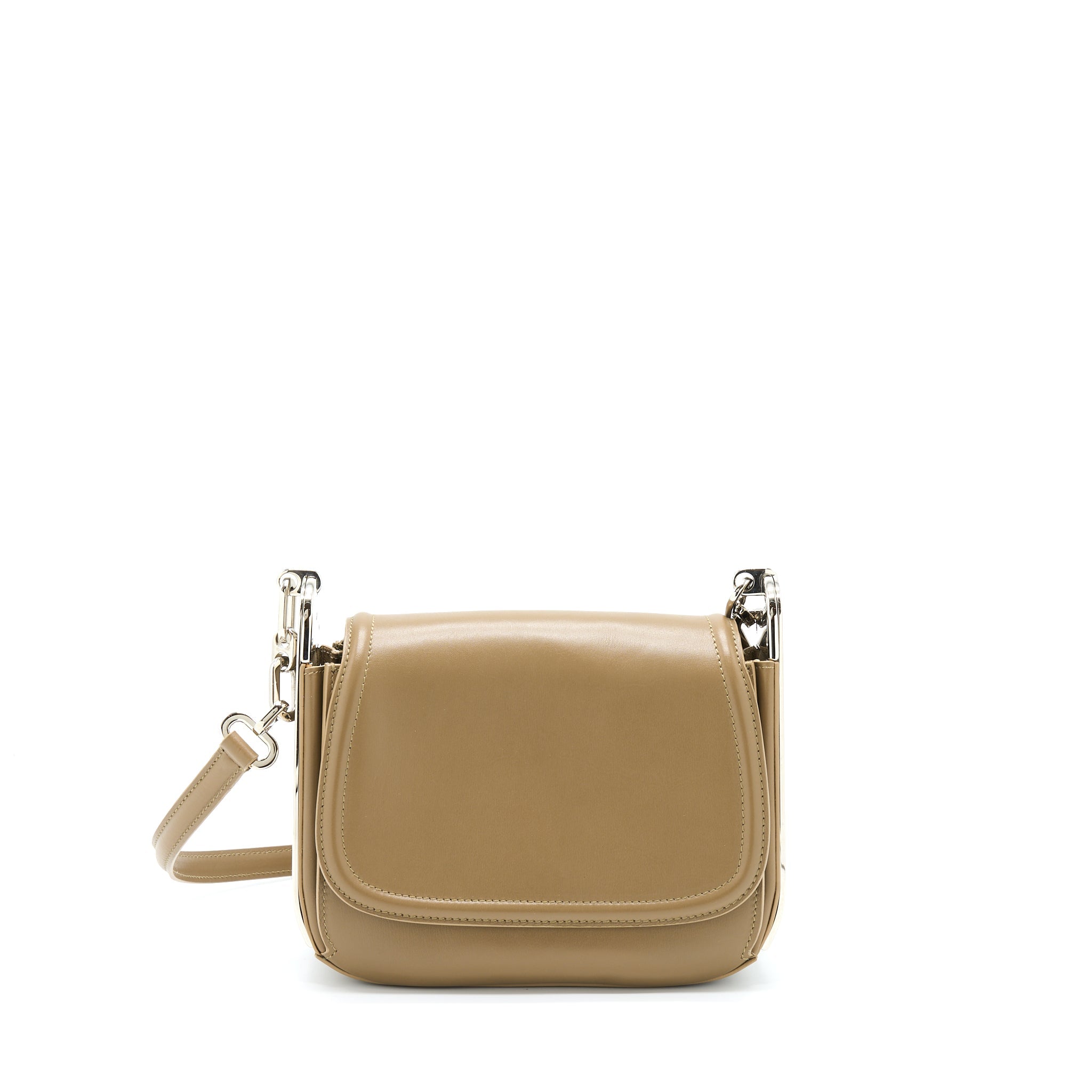 SALVATORE FERRAGAMO VINTAGE CROSSBODY BAG GREY SHW