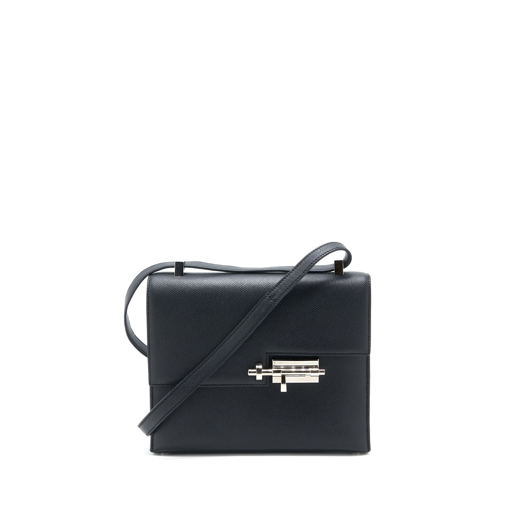 HERMES SAC VERROU 21 EPSOM BLACK SHW