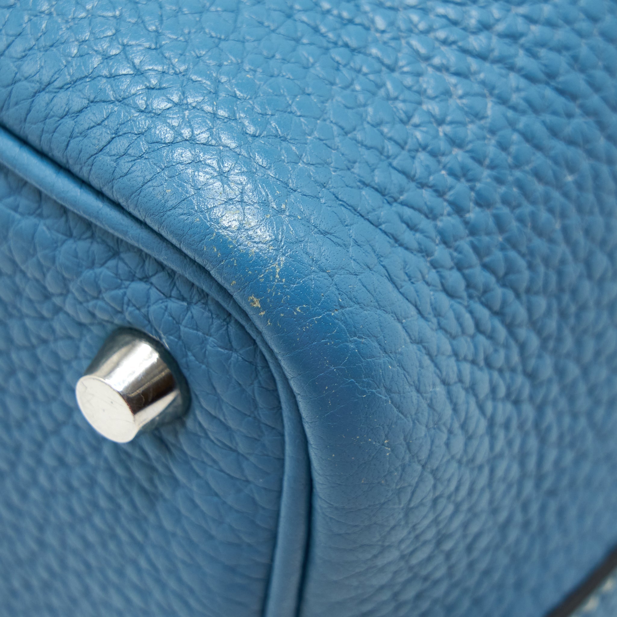 HERMES PICOTIN 18 LOCK BAG CLEMENCE BLUE JEANS SHW
