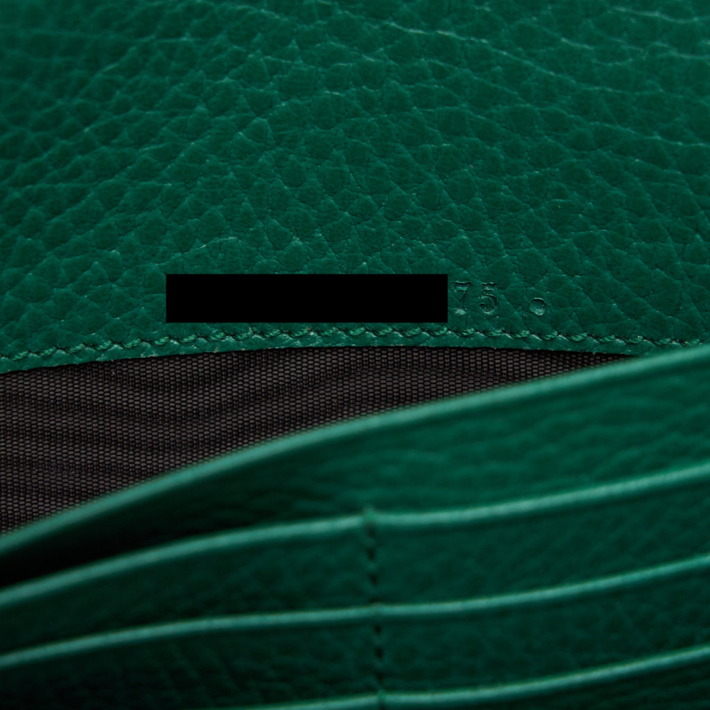 GUCCI DIONYSUS MINI CHAIN BAG GREEN WITH GOLD AND SILVER HARDWARE