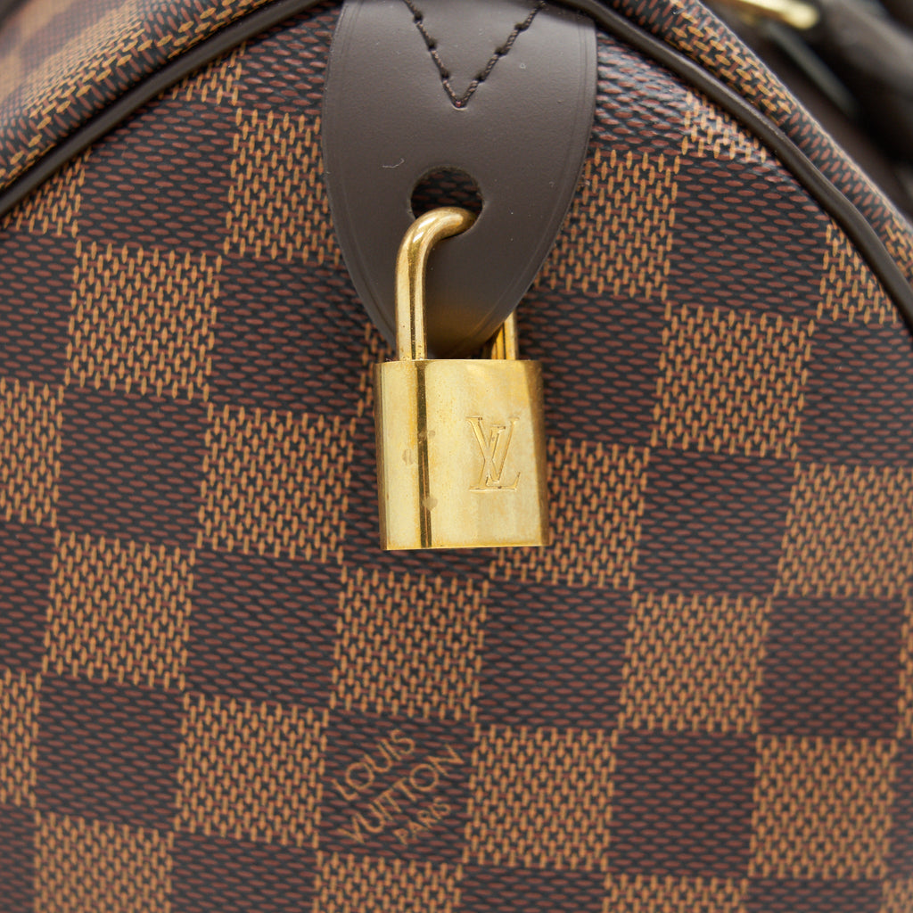 LOUIS VUITTON SPEEDY 25 DAMIER EBENE CANVAS