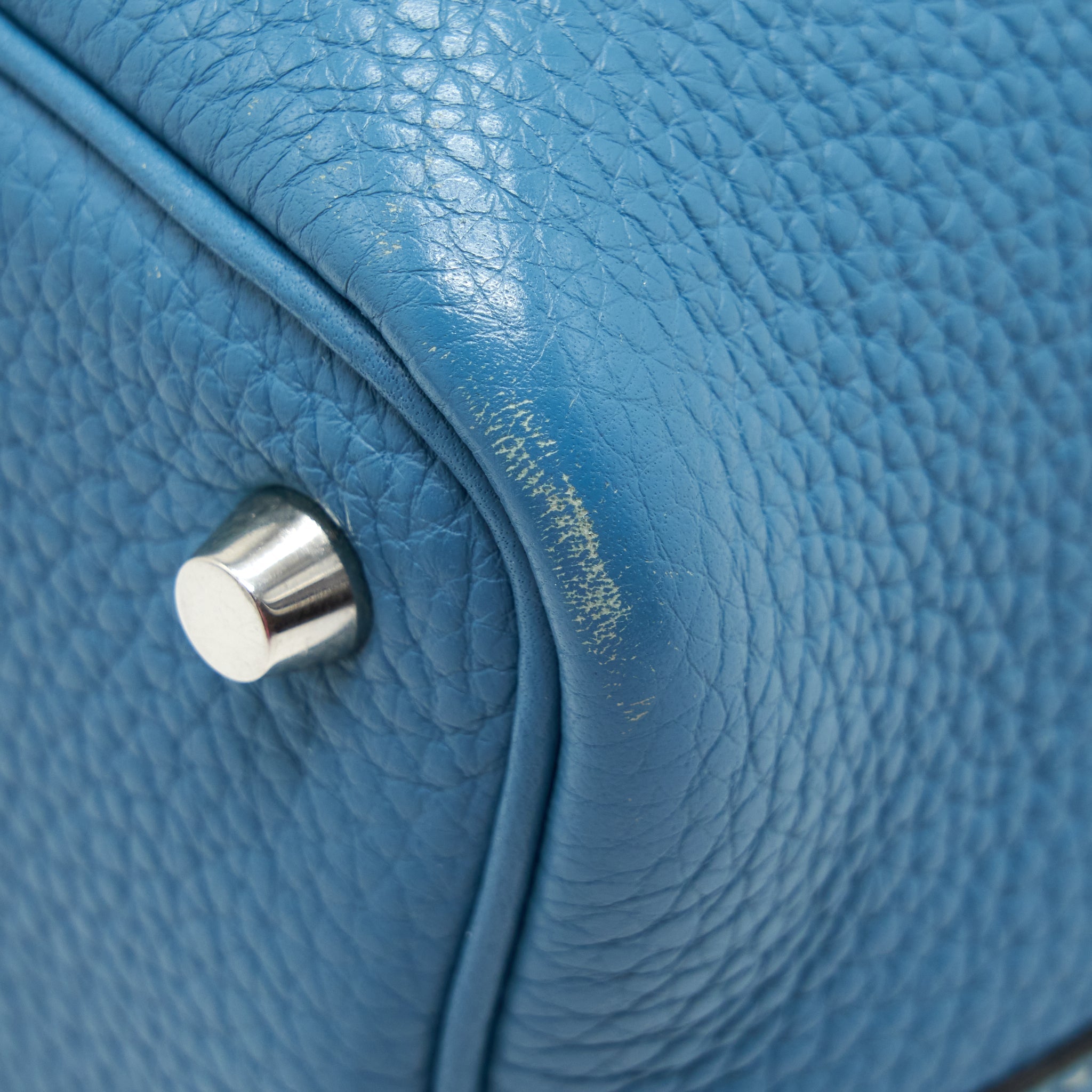 HERMES PICOTIN 18 LOCK BAG CLEMENCE BLUE JEANS SHW