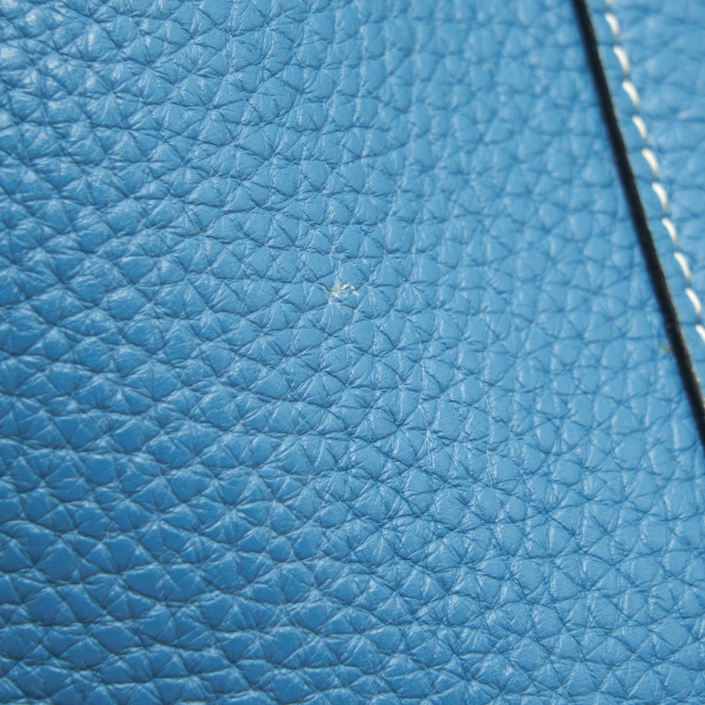 HERMES PICOTIN 18 LOCK BAG CLEMENCE BLUE JEANS SHW