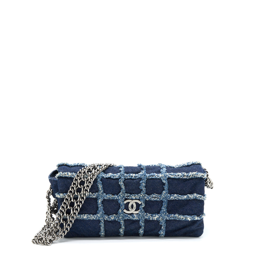 CHANEL SMALL DENIM SHOULDER BAG SHW