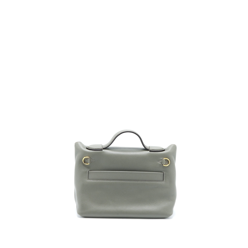 HERMES MINI 24/24 2424 - 21 BAG EVERCOLOR/SWIFT GRIS MEYER GHW