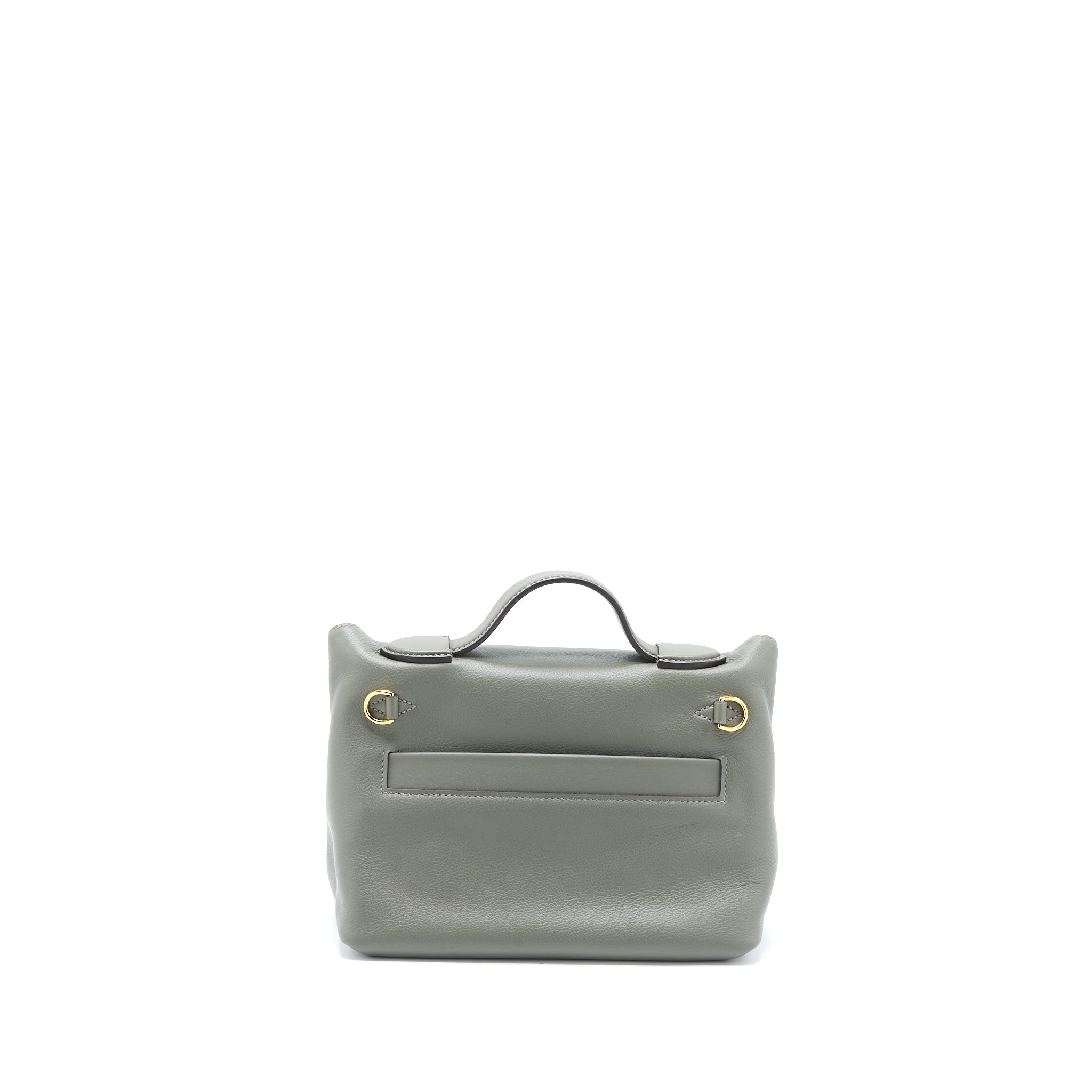 HERMES MINI 24/24 2424 - 21 BAG EVERCOLOR/SWIFT GRIS MEYER GHW