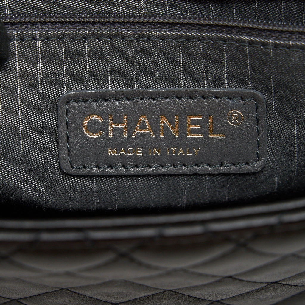 CHANEL WESTMINSTER SHOULDER BAG LAMBSKIN BLACK LGHW