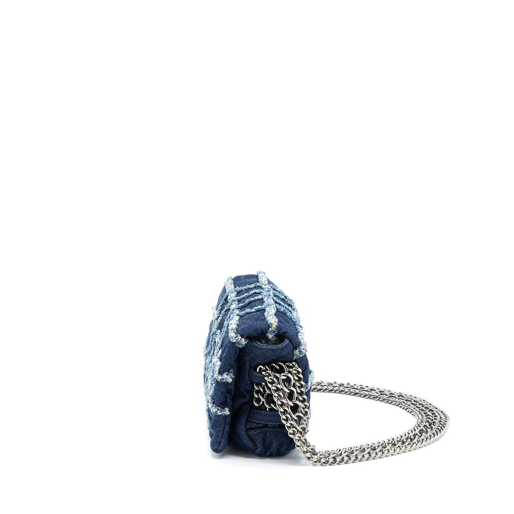 CHANEL SMALL DENIM SHOULDER BAG SHW