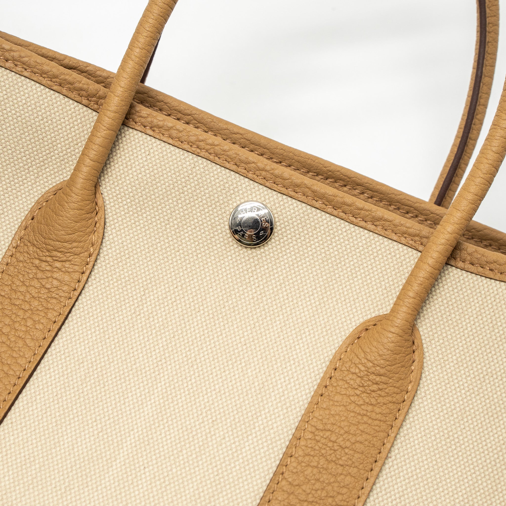HERMES GARDEN PARTY 30 NEGONDA/CANVAS BISCUIT/BETON SHW