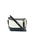 CHANEL SMALL GABRIELLE HOBO BAG WHITE/BLACK MULTICOLOUR HARDWARE