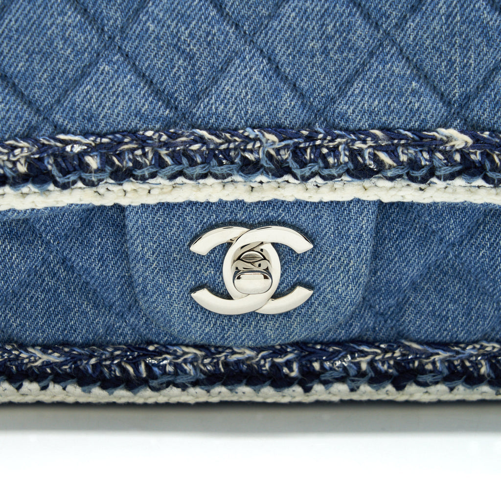 CHANEL CLASSIC FLAP MEDIUM DENIM SHW
