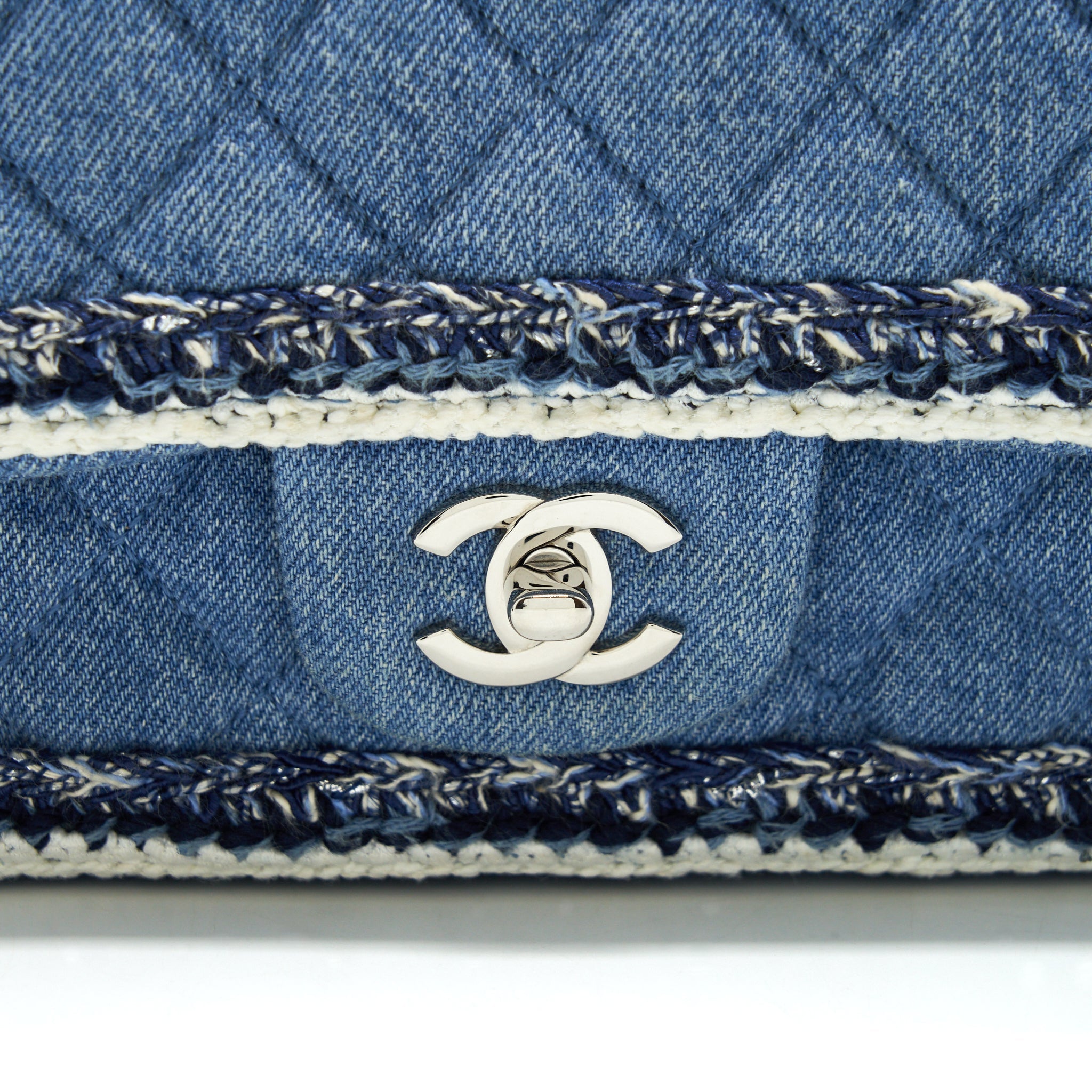 CHANEL CLASSIC FLAP MEDIUM DENIM SHW