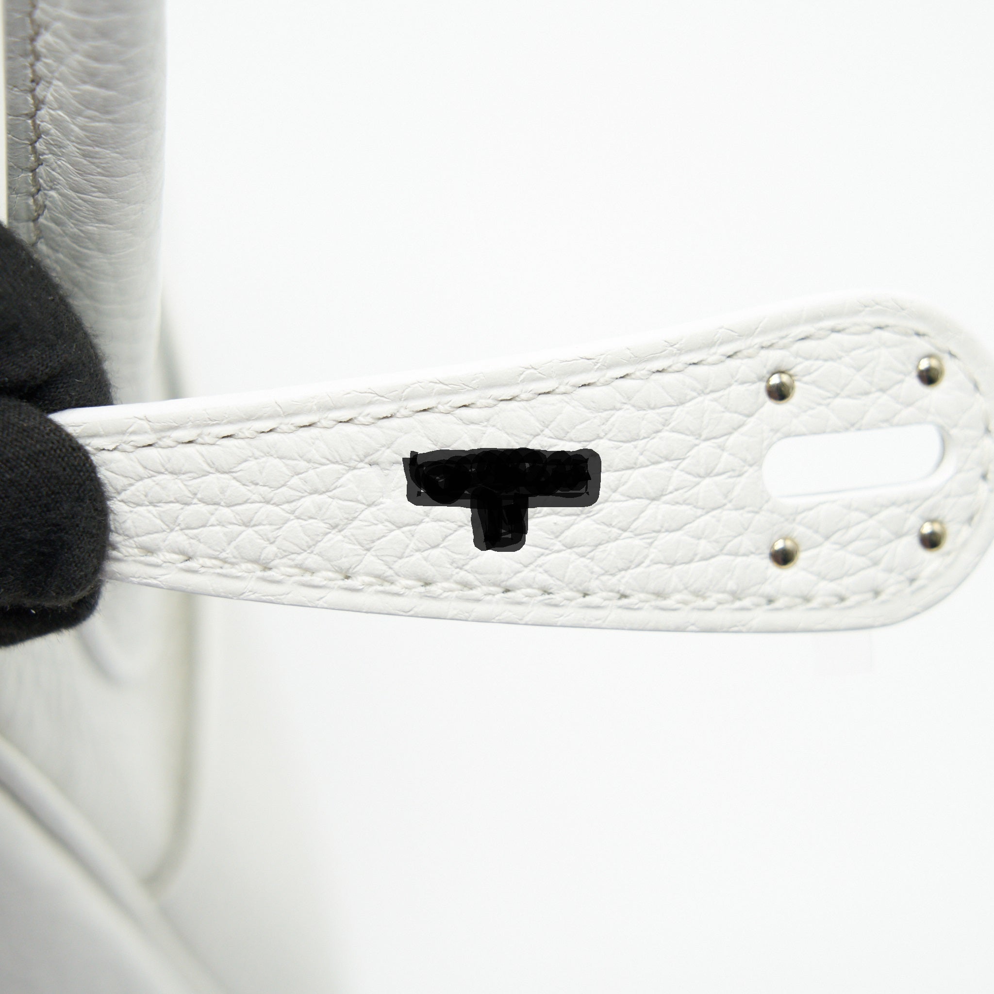 HERMES LINDY 26 CLEMENCE LEATHER BLANC WITH SHW