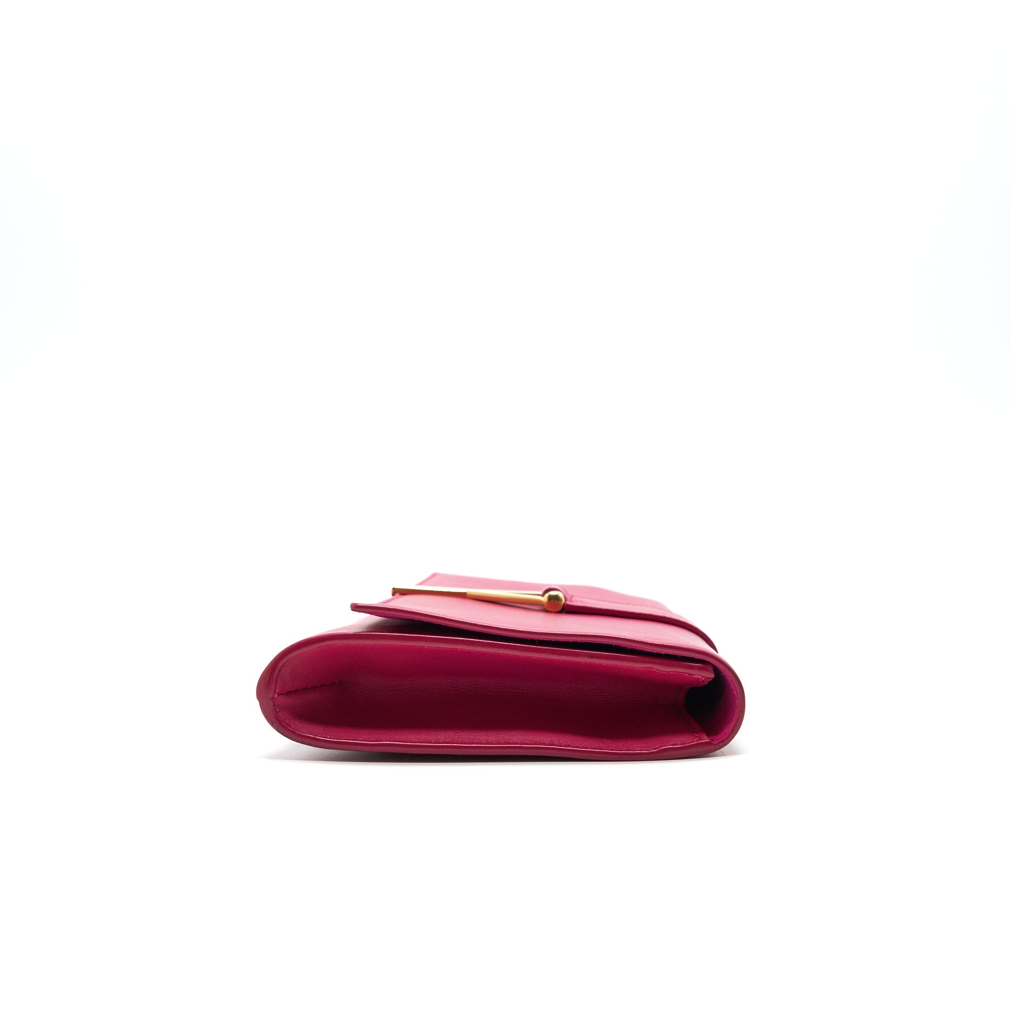 SAINT LAURENT YSL CLUTCH IN FUCHSIA
