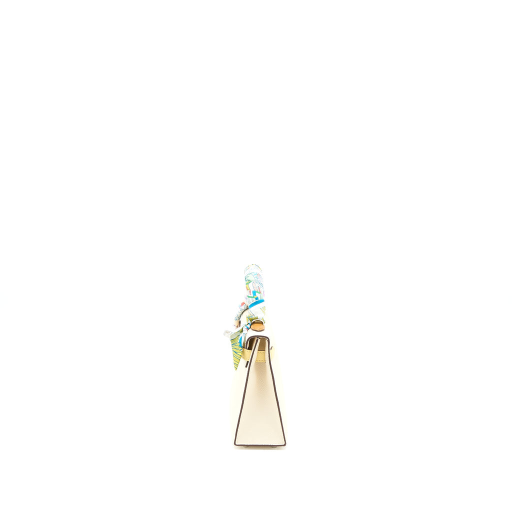 HERMES MINI KELLY II EPSOM NATA/SESAME/JAUNE POUSSIN SHW