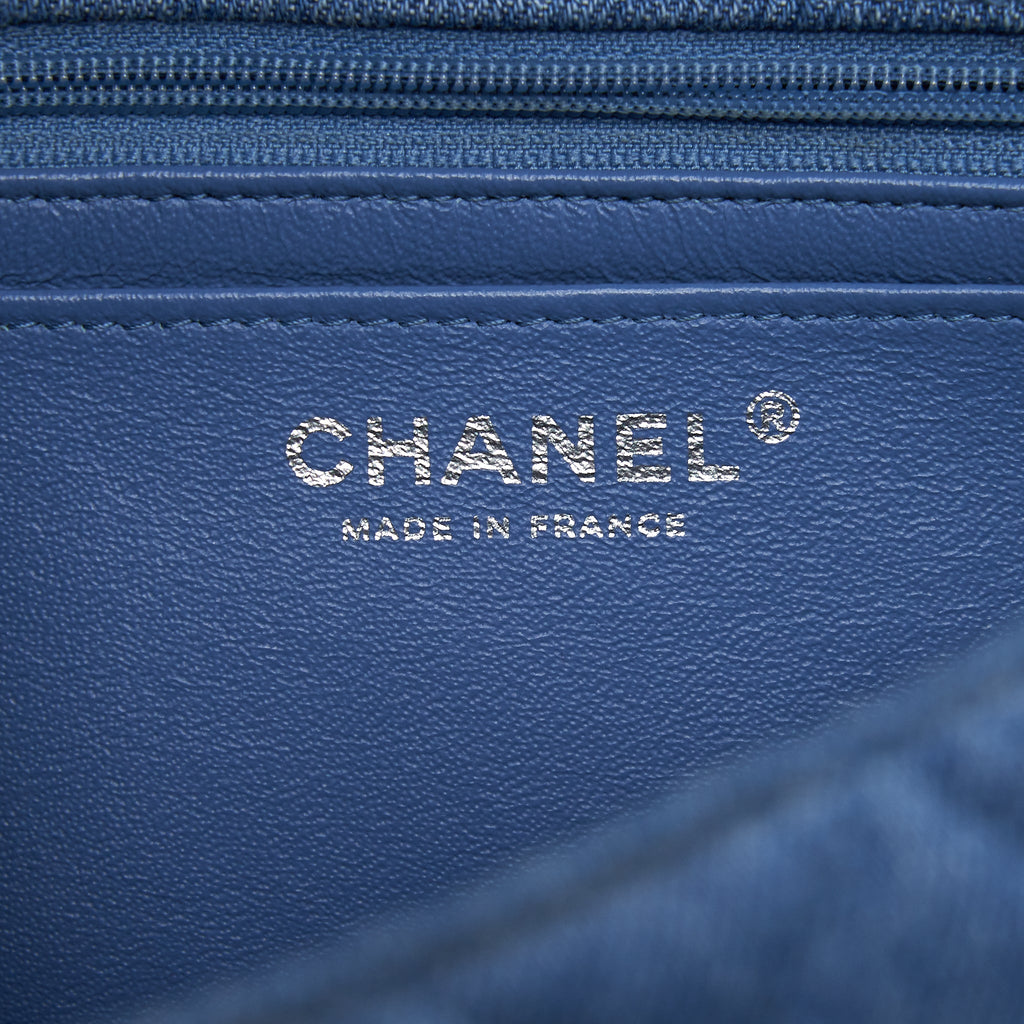 CHANEL CLASSIC FLAP MEDIUM DENIM SHW