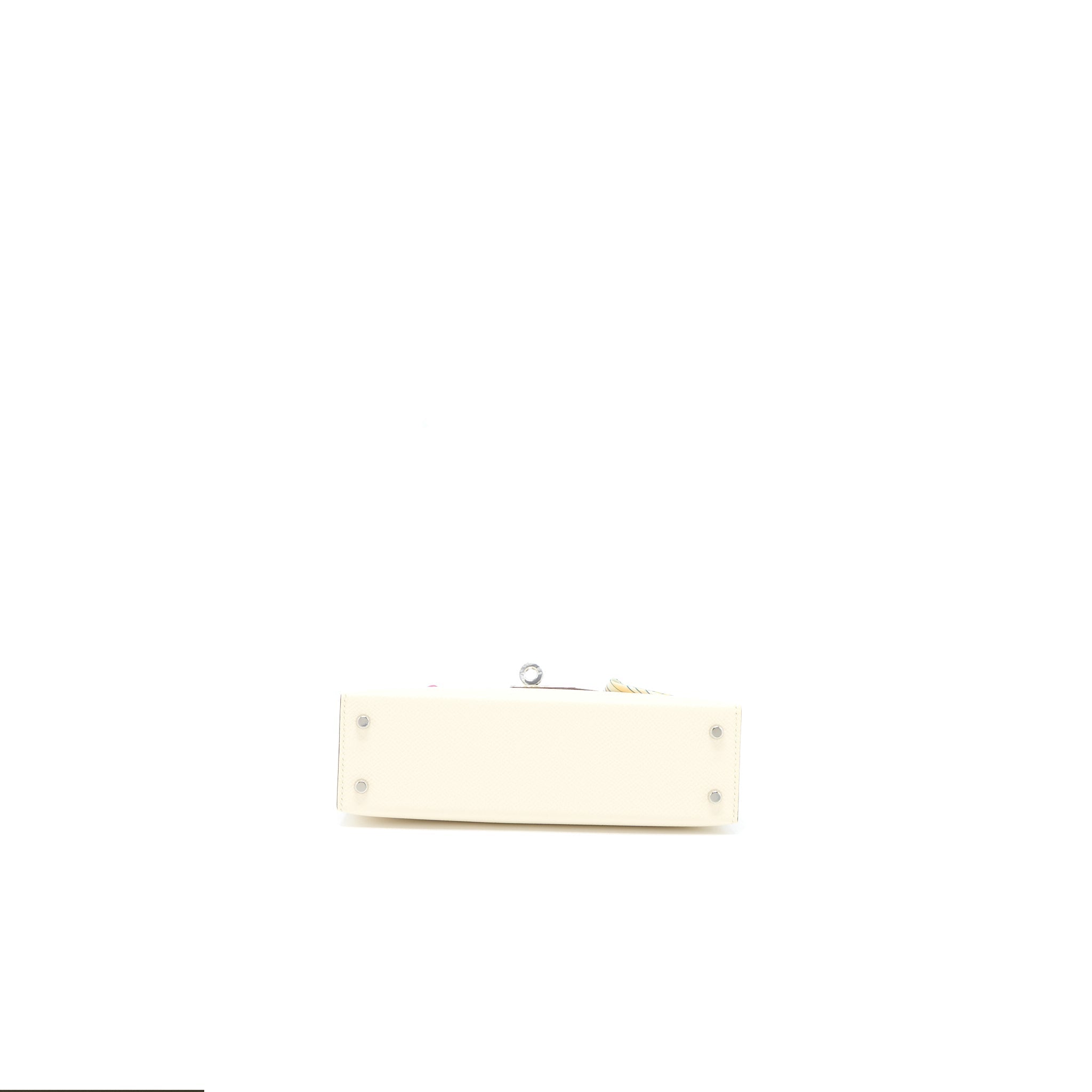 HERMES MINI KELLY II EPSOM NATA/SESAME/JAUNE POUSSIN SHW