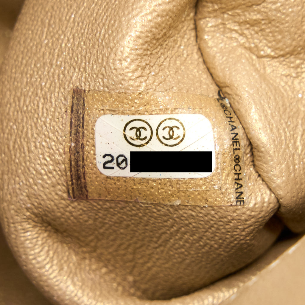CHANEL TIMELESS CLUTCH CAVIAR GOLD BRUSHED GHW