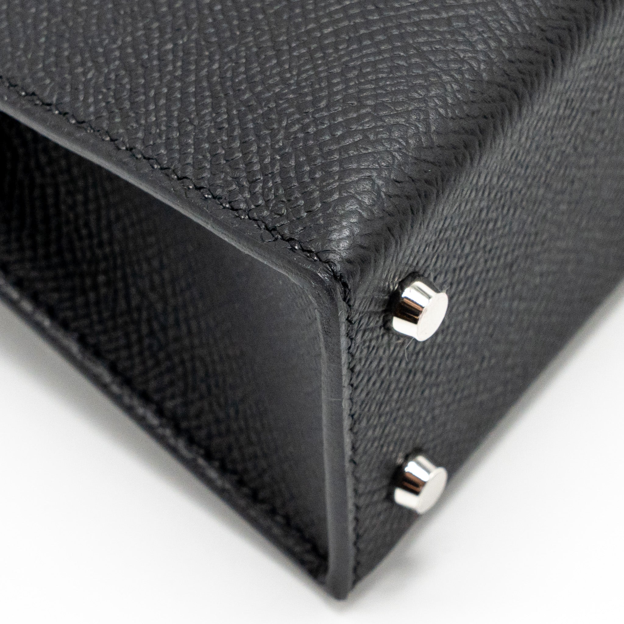 HERMES MINI KELLY II SPECIAL ORDER EPSOM BLACK SHW