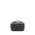 CHANEL VINTAGE VANITY CASE CAVIAR BLACK GHW