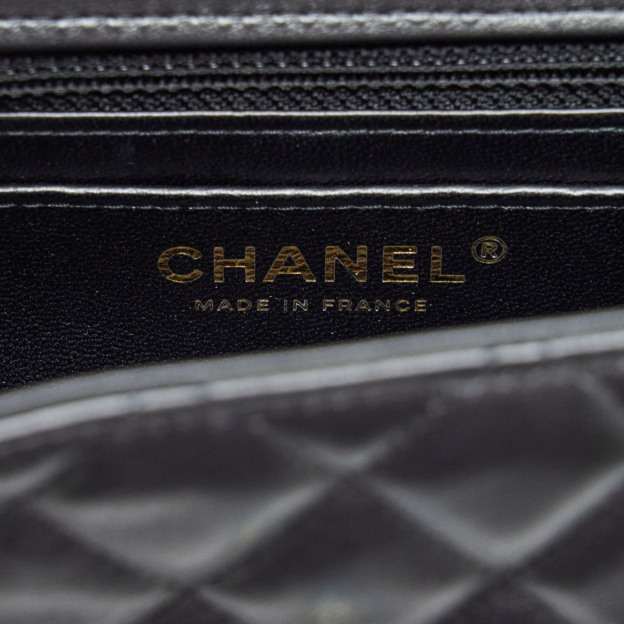 CHANEL MINI RECTANGULAR FLAP BAG LAMBSKIN BLACK LGHW (MICROCHIP)