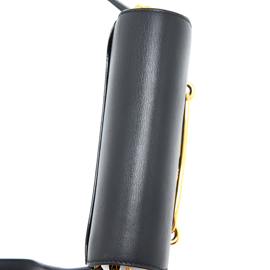 HERMES MINI ROULIS EVERCOLOR BLACK GHW