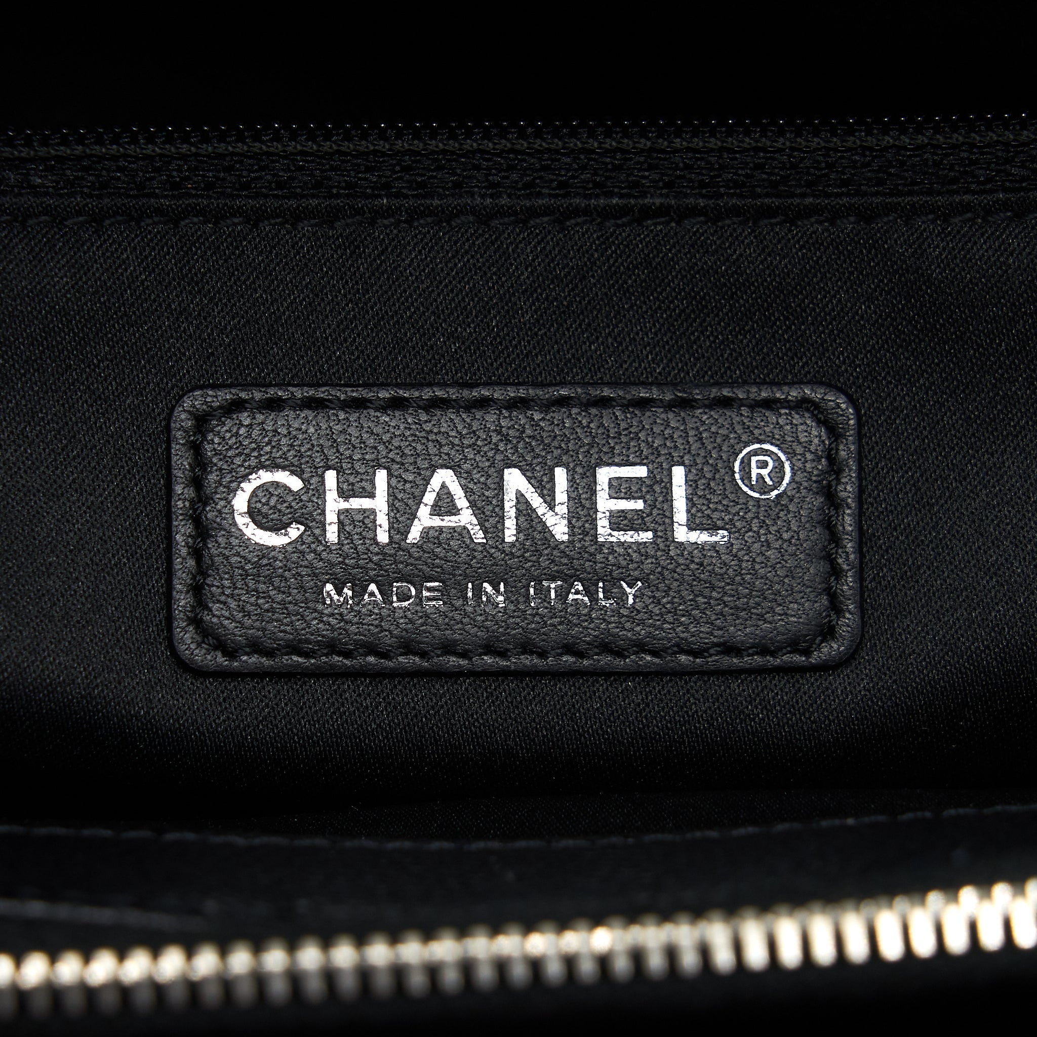 CHANEL GRAND SHOPPING TOTE BAG CAVIAR BLACK SHW