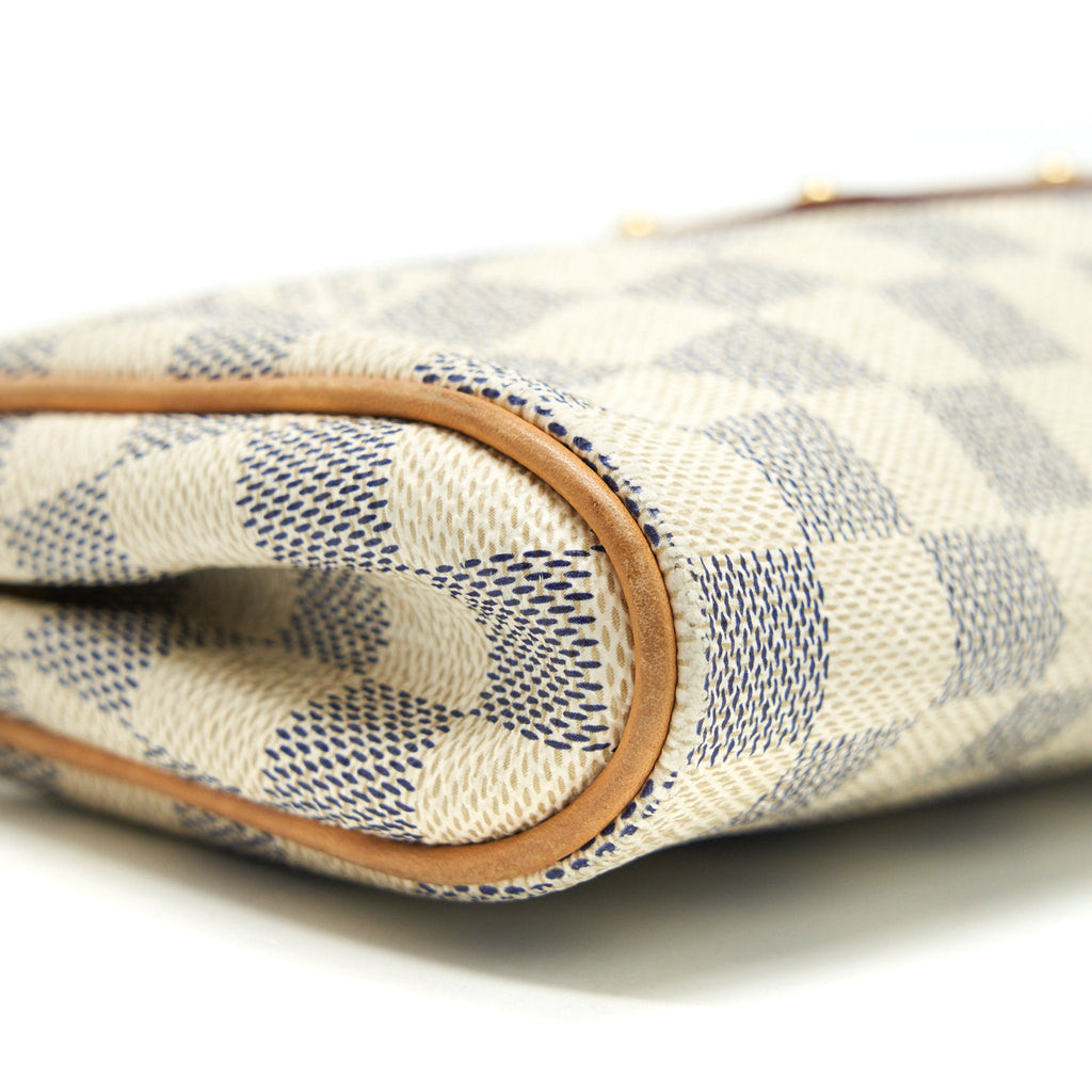 LOUIS VUITTON EVA CROSSBODY BAG IN DAMIER AZUR