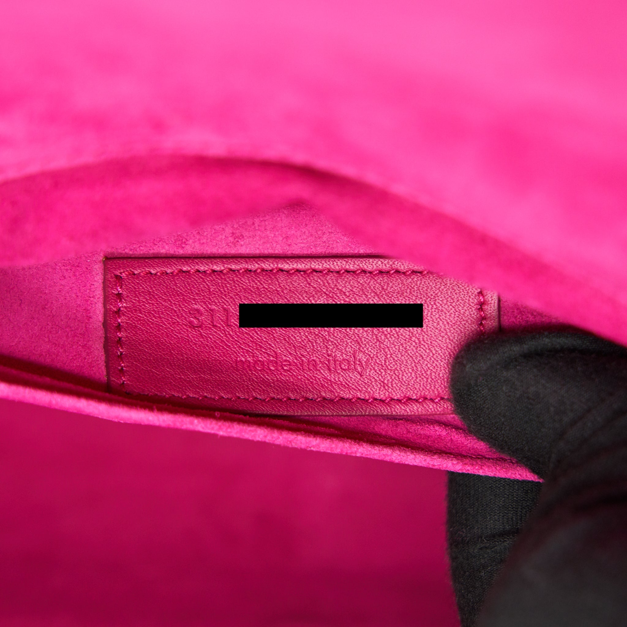 SAINT LAURENT YSL CLUTCH IN FUCHSIA