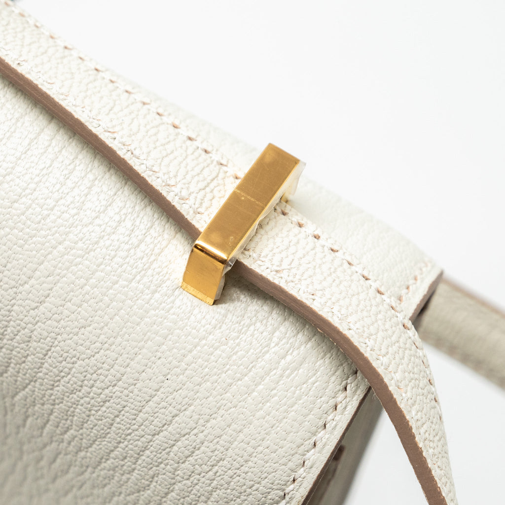 HERMES MINI CONSTANCE CHÈVRE MYSORE MUSHROOM/BISCUIT GHW