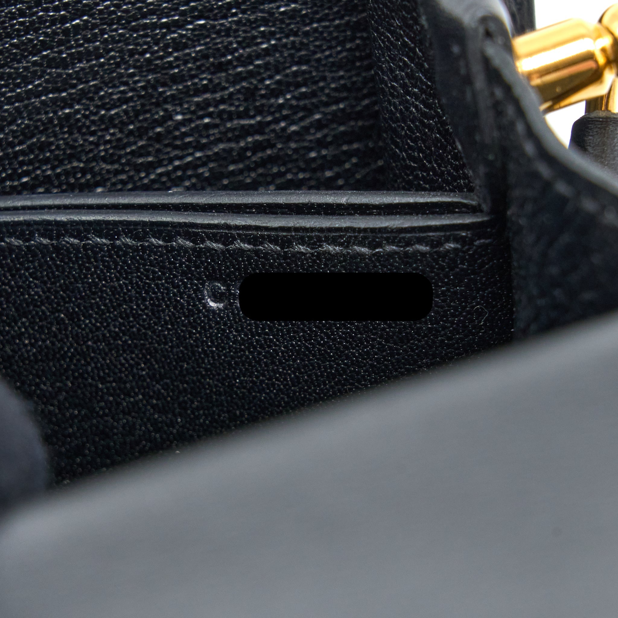 HERMES MINI ROULIS EVERCOLOR BLACK GHW