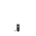 CHANEL SQUARED LIPSTICK CASE ON CHAIN BLACK LGHW
