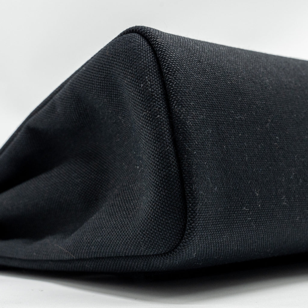 HERMES HERBAG 31 ZIP BAG CANVAS/HUNTER BLACK SHW