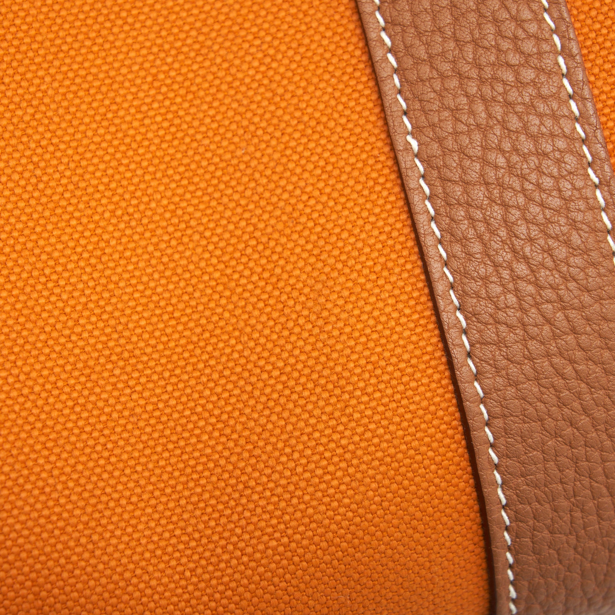 HERMES GARDEN PARTY CANVAS 30 ABRICOT / GOLD SHW