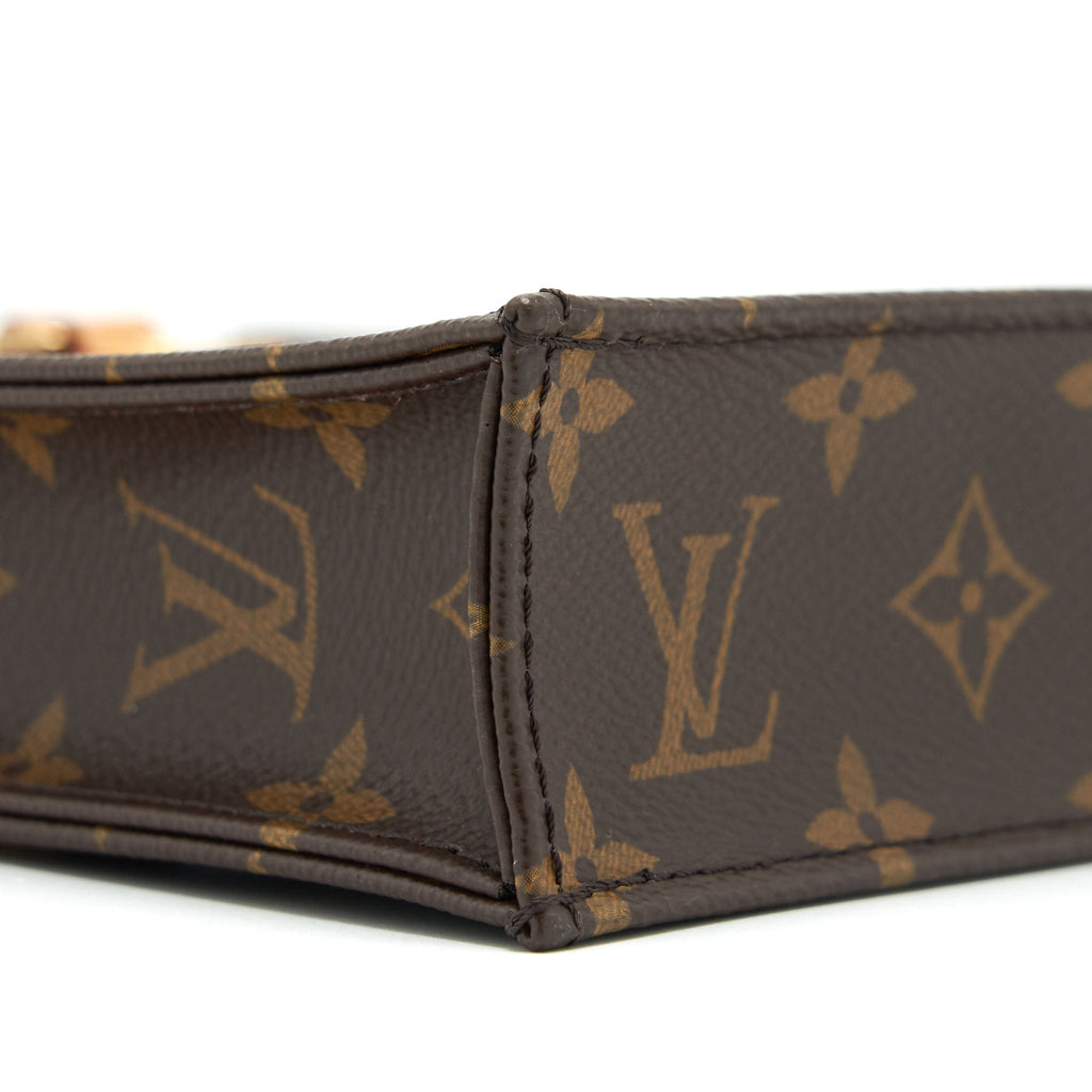 LOUIS VUITTON PETIT SAC PLAT MONOGRAM CANVAS