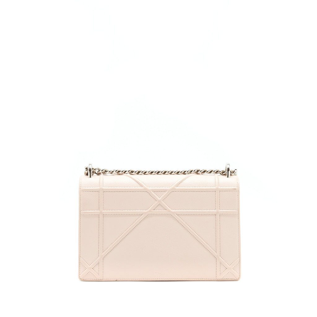 DIOR MEDIUM DIORAMA BAG GRAINED CALFSKIN LIGHT PINK SHW