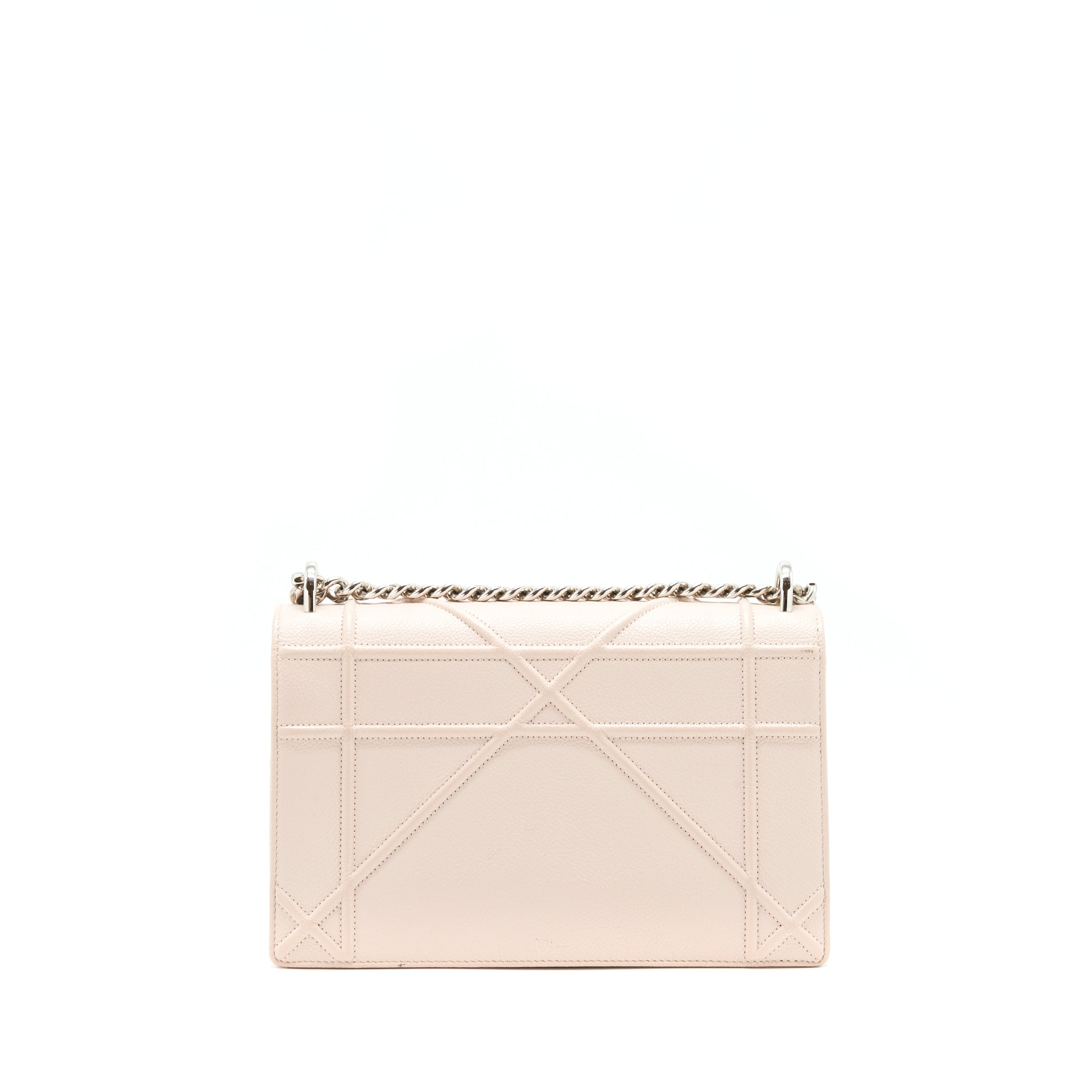 DIOR MEDIUM DIORAMA BAG GRAINED CALFSKIN LIGHT PINK SHW