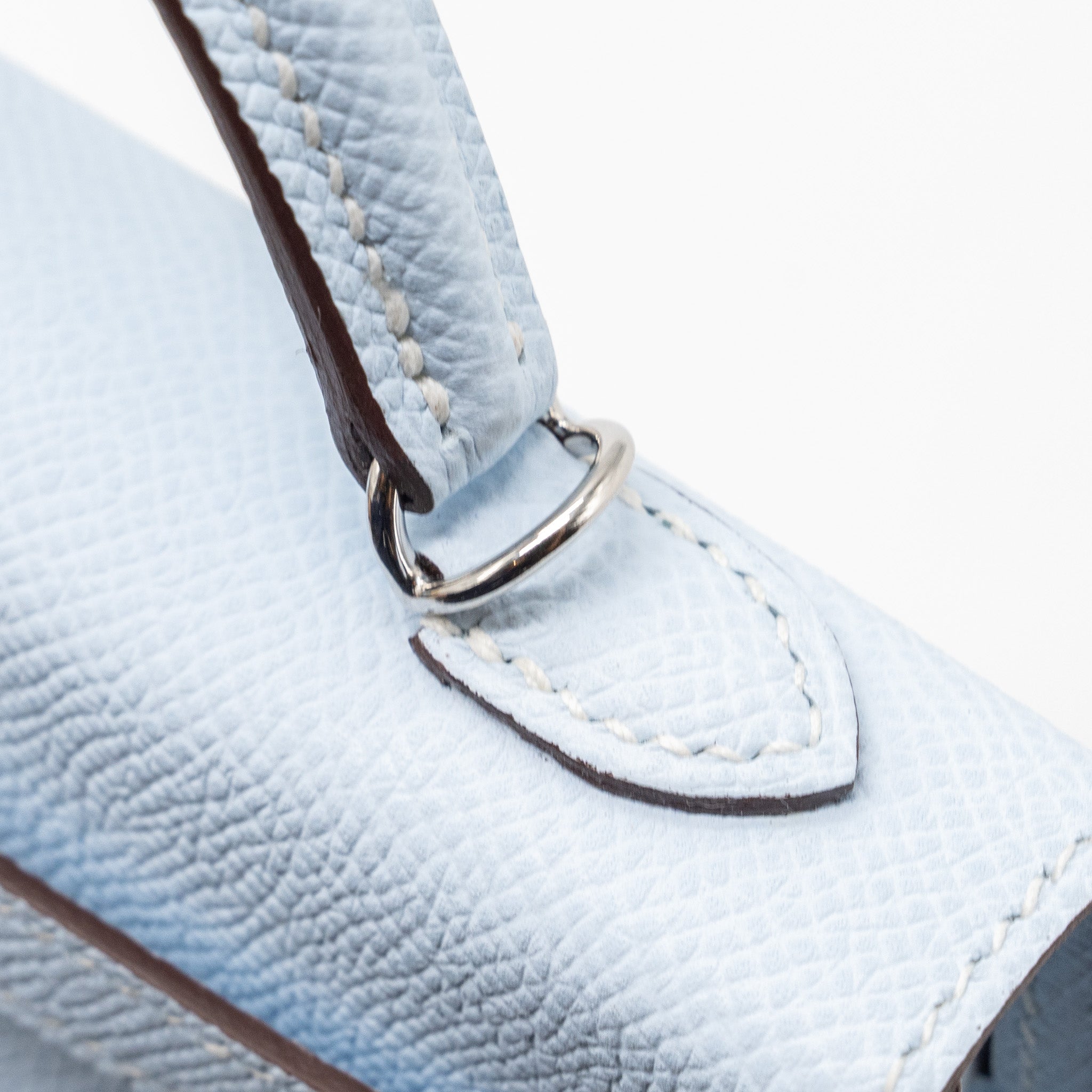 HERMES MINI KELLY II EPSOM BLUE BRUME SHW
