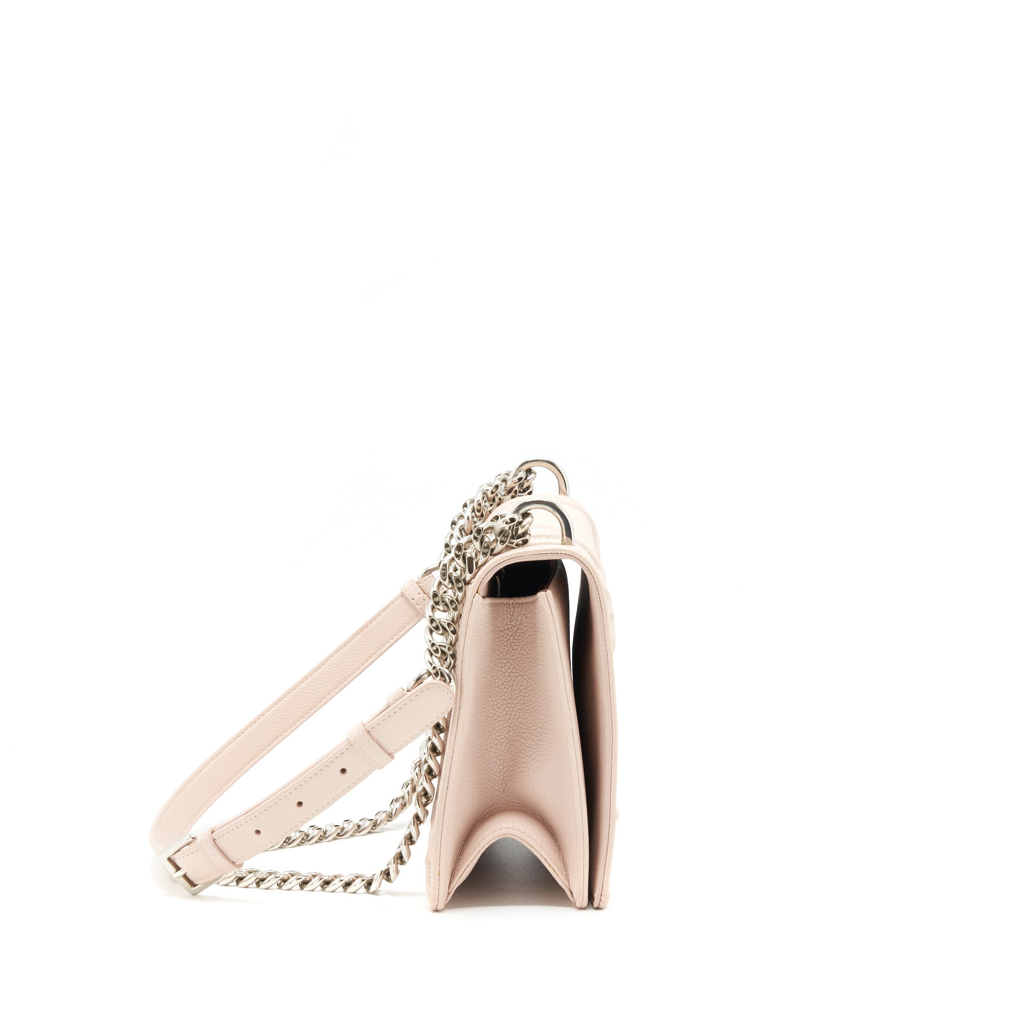 DIOR MEDIUM DIORAMA BAG GRAINED CALFSKIN LIGHT PINK SHW