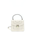 BVLGARI TOP HANDLE SERPENTI BAG WHITE